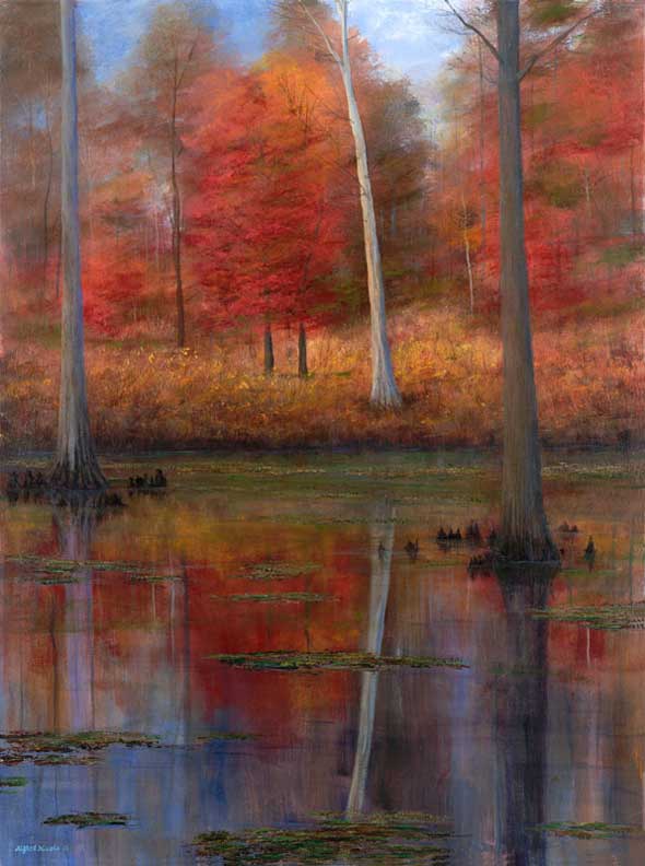 Swamp with Maple Trees